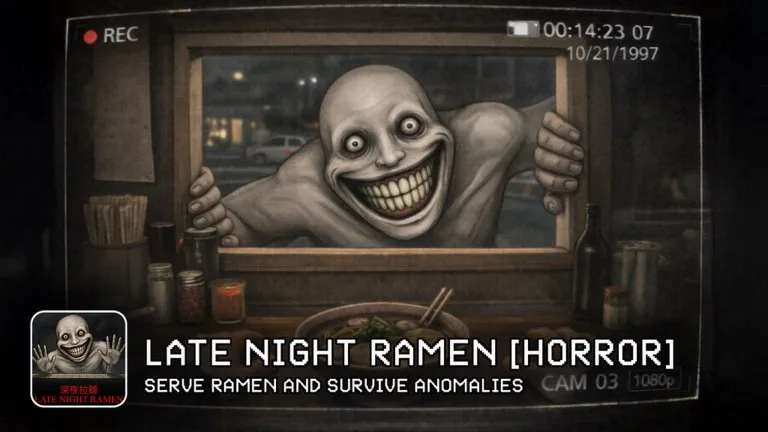 Official Roblox thumbnail for Late Night Ramen [HORROR]